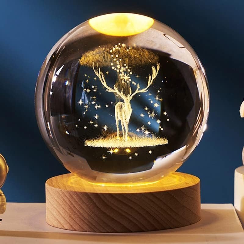 **3D Sphere Light – LED Decorative Lighting in Assorted Designs for Home, Office, and Party Decor** - Image 2