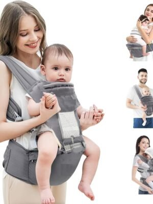 Baby carrier bag Ergonomic baby holder Adjustable baby carrier Baby sling for newborns Toddler carrier Baby front carrier Infant hip seat carrier Baby travel essentials Comfortable baby carrier India Best baby carrier 2025