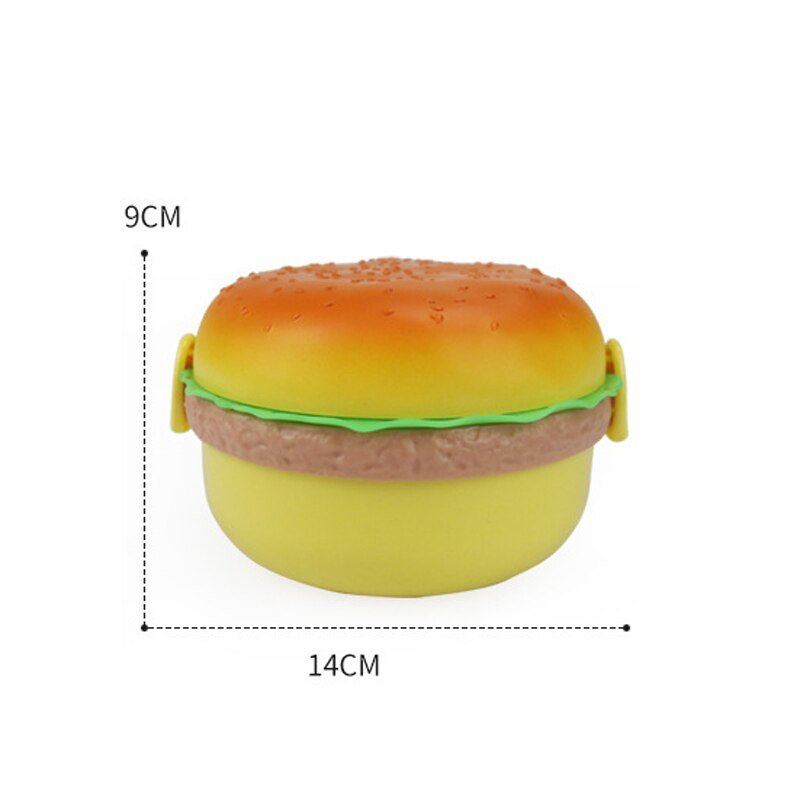 Burger Shape Lunch Box for Kids – Cute & Durable Lunchbox for School, Picnic, and Travel - Image 5