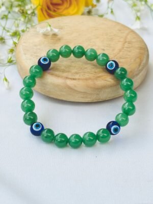 Evil Eye Bracelet Crystal Bracelet for Men and Women Spiritual Protection Jewelry Unisex Evil Eye Wristband Evil Eye Charm Bracelet Negative Energy Protection Bracelet Fashion Bracelet for Men and Women Evil Eye Jewelry India Stylish Evil Eye Bracelet